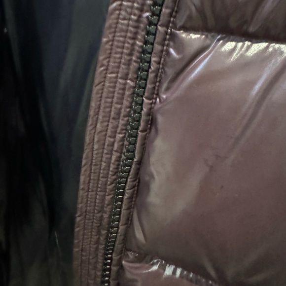 SAM. Genuine Fur hood trim Down jacket purple XS - Picture 9 of 10